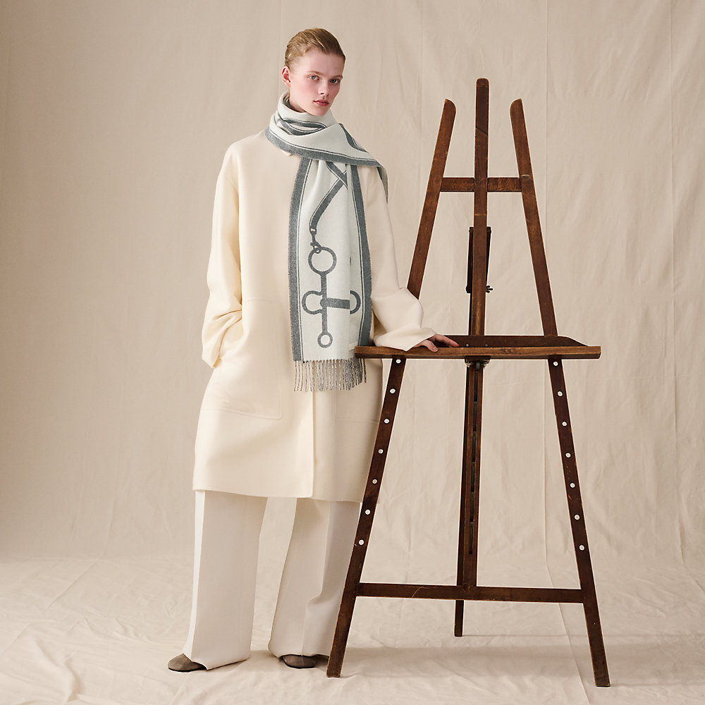 【定番人気♡】HERMESマフラー グラン モール 楽天市場】HERMES エルメス マフラー 140×30 グラン・モール
